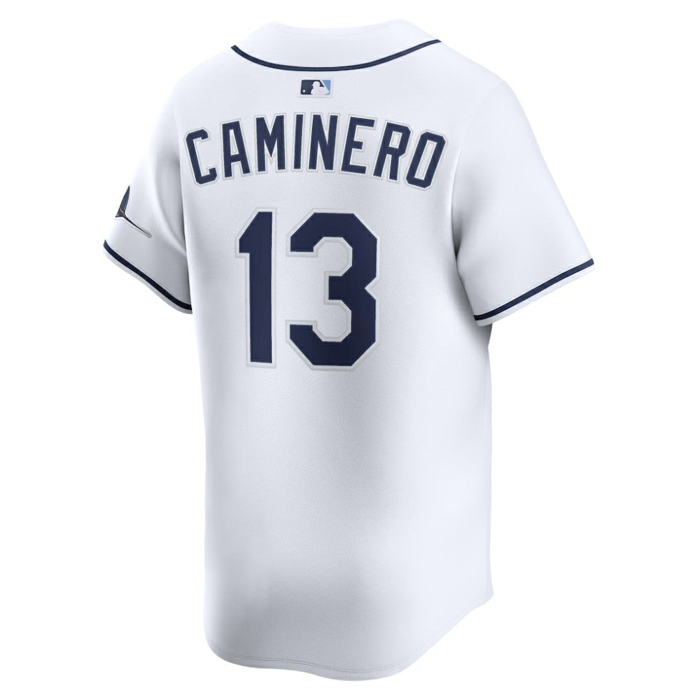Junior Caminero Tampa Bay Rays Nike Home Limited Jersey - White - Nike Discount