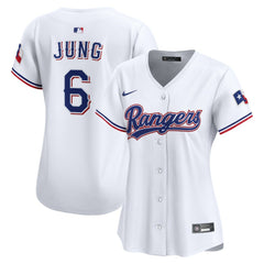 Josh Jung Texas Rangers Nike Women's Home Limited Player Jersey - White - Nike Lifestyle