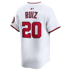Keibert Ruiz Washington Nationals Nike Home Limited Player Jersey - White - Nike Sale
