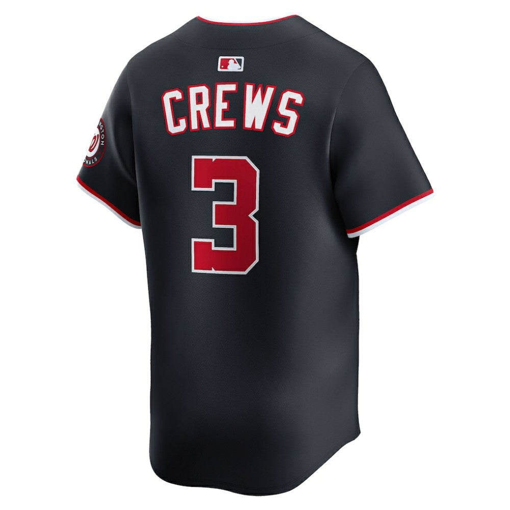 Dylan Crews Washington Nationals Nike Alternate Limited Jersey - Navy - Nike Lifestyle