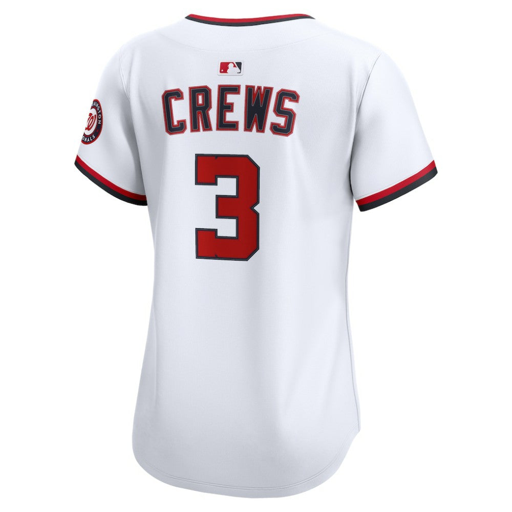 Dylan Crews Washington Nationals Nike Women's Home Limited Player Jersey - White - Nike Lifestyle