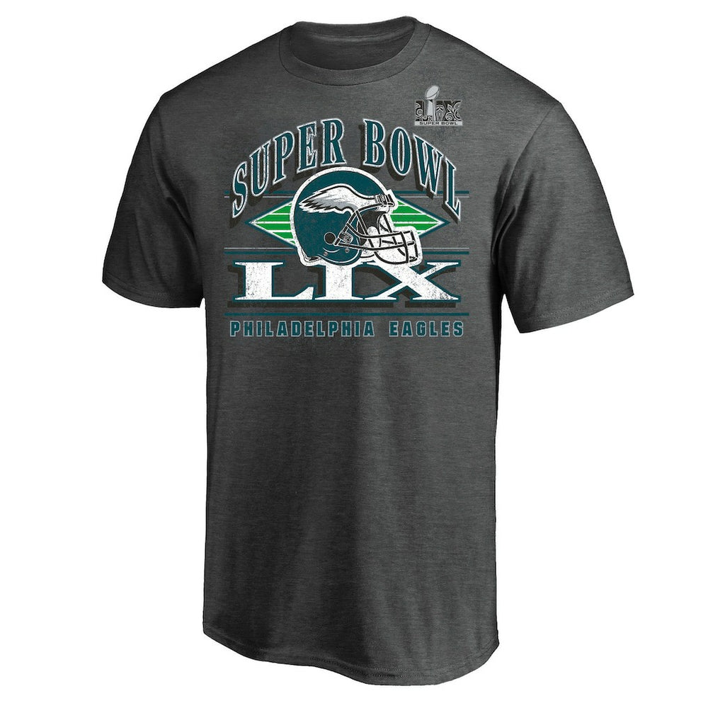 Fanatics Philadelphia Eagles Super Bowl LIX Big & Tall Our Pastime T-Shirt Heather Gray