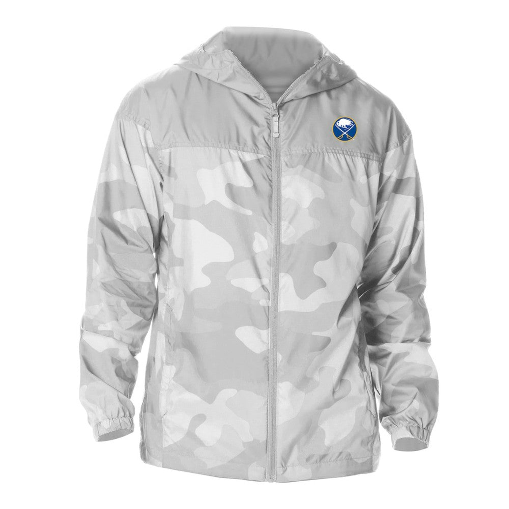 Buffalo Sabres Columbia Camo Flash Challenger Omni-Shade Full-Zip Hoodie Windbreaker - Gray - NHL 202780759