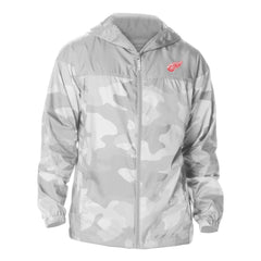 Detroit Red Wings Columbia Camo Flash Challenger Omni-Shade Full-Zip Hoodie Windbreaker - Gray - NHL 202780773
