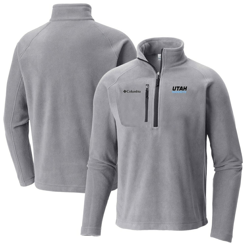 Utah Mammoth Columbia Fast Trek III Raglan Half-Zip Fleece Jacket - Gray - NHL 202781088