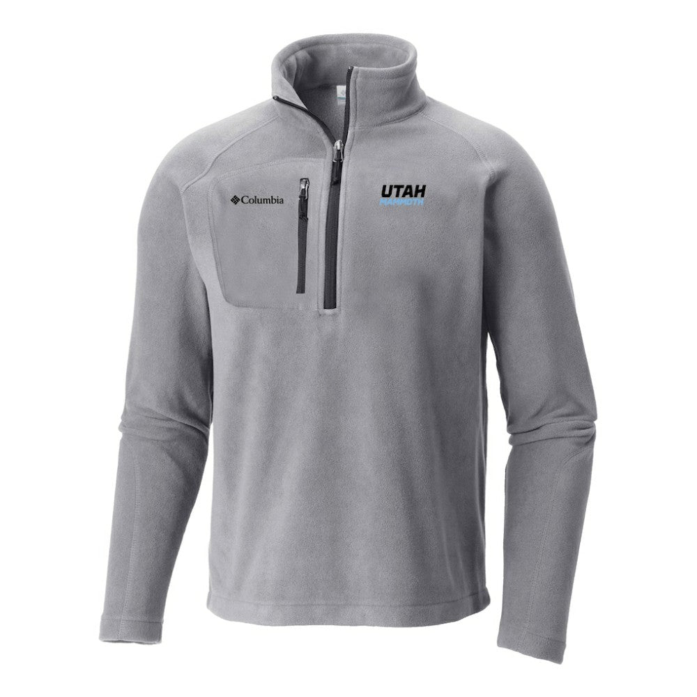Utah Mammoth Columbia Fast Trek III Raglan Half-Zip Fleece Jacket - Gray - NHL 202781088