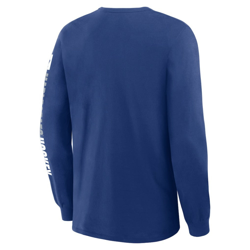 Toronto Maple Leafs Fanatics Goal Crease Legacy Long Sleeve T-Shirt - Blue - NHL 202782937
