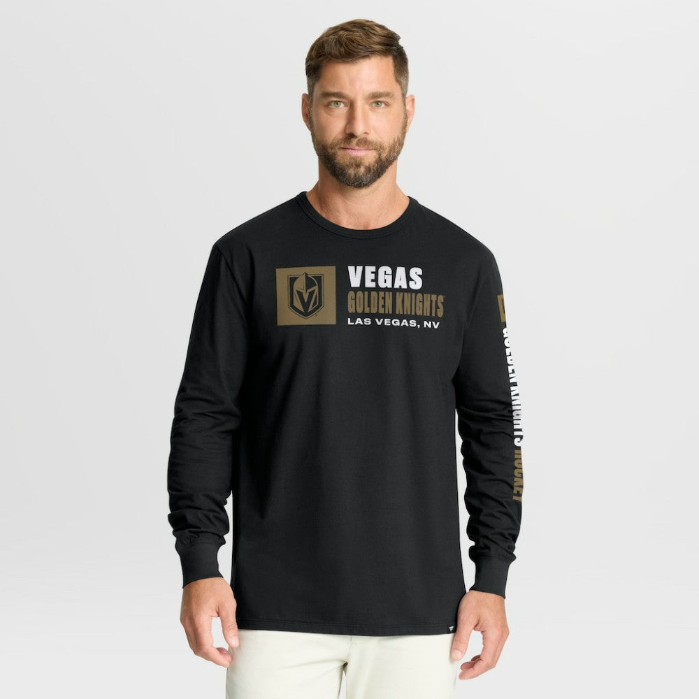 Vegas Golden Knights Fanatics Goal Crease Legacy Long Sleeve T-Shirt - Black - NHL 202782938