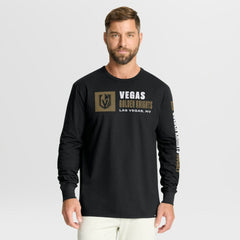 Vegas Golden Knights Fanatics Goal Crease Legacy Long Sleeve T-Shirt - Black - NHL 202782938