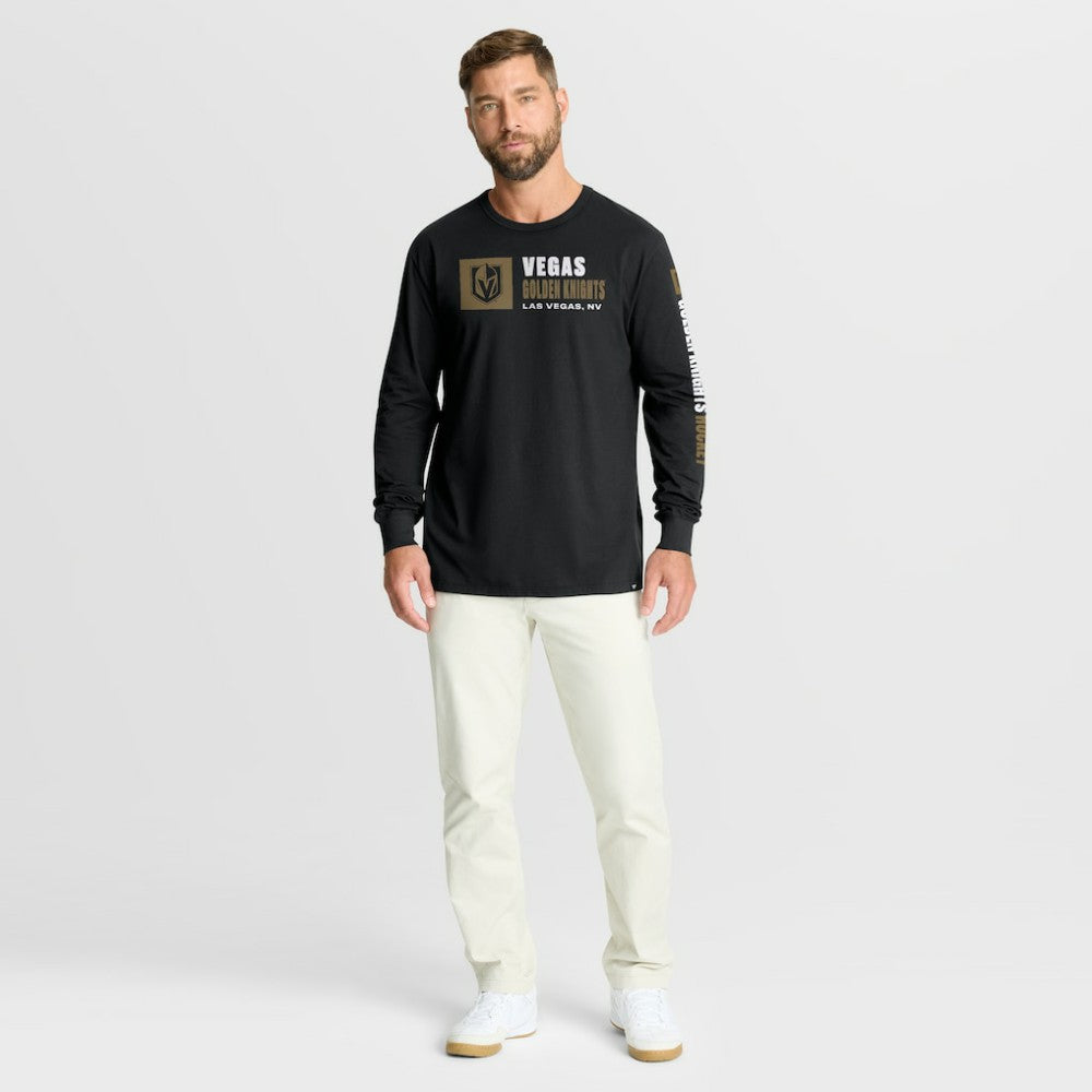 Vegas Golden Knights Fanatics Goal Crease Legacy Long Sleeve T-Shirt - Black - NHL 202782938