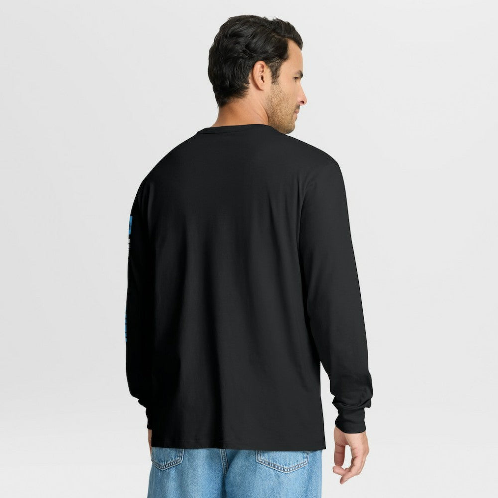 Utah Mammoth Fanatics Goal Crease Legacy Long Sleeve T-Shirt - Black - NHL 202782941