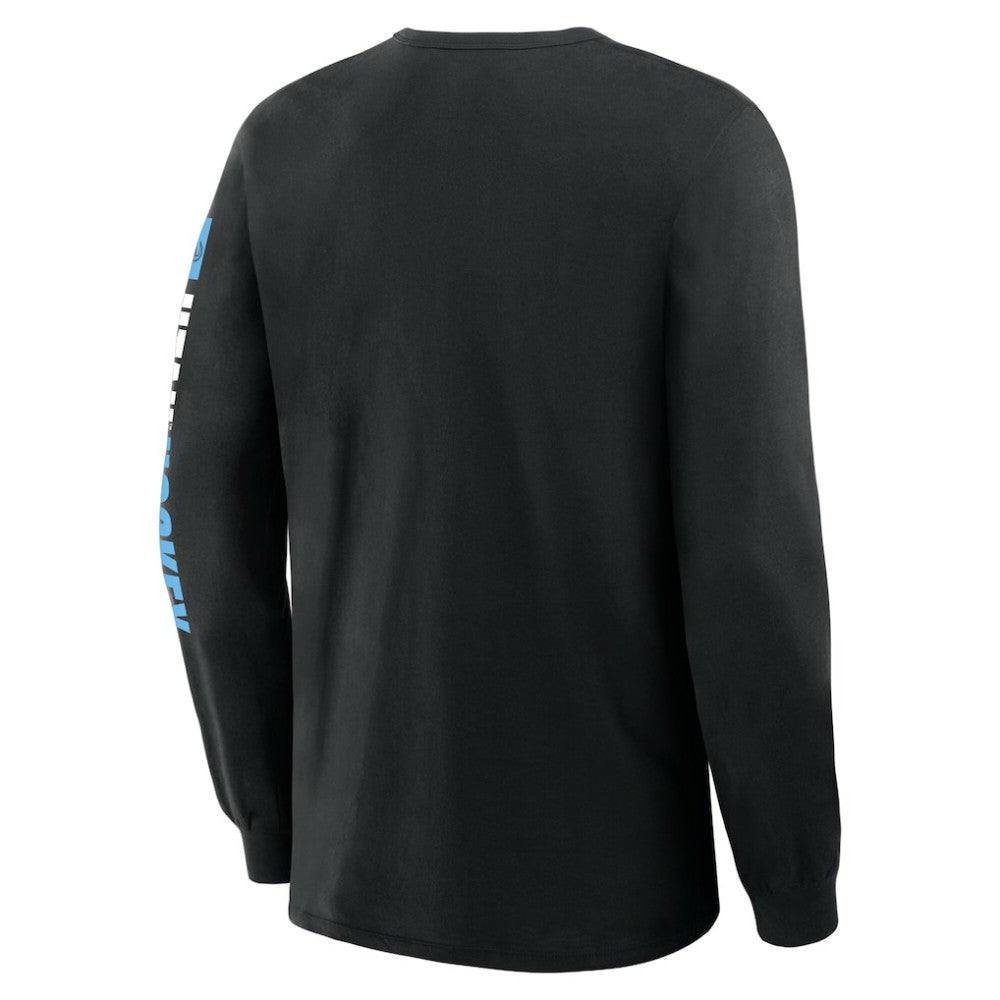 Utah Mammoth Fanatics Goal Crease Legacy Long Sleeve T-Shirt - Black - NHL 202782941