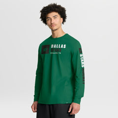 Dallas Stars Fanatics Goal Crease Legacy Long Sleeve T-Shirt - Kelly Green - NHL 202782943