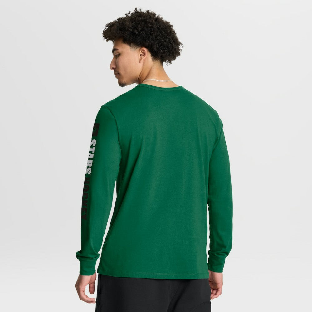 Dallas Stars Fanatics Goal Crease Legacy Long Sleeve T-Shirt - Kelly Green - NHL 202782943