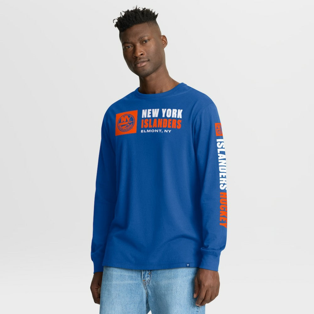 New York Islanders Fanatics Goal Crease Legacy Long Sleeve T-Shirt - Royal - NHL 202782944
