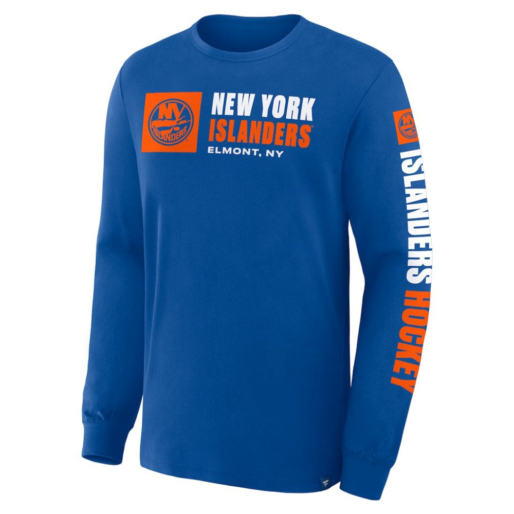 New York Islanders Fanatics Goal Crease Legacy Long Sleeve T-Shirt - Royal - NHL 202782944