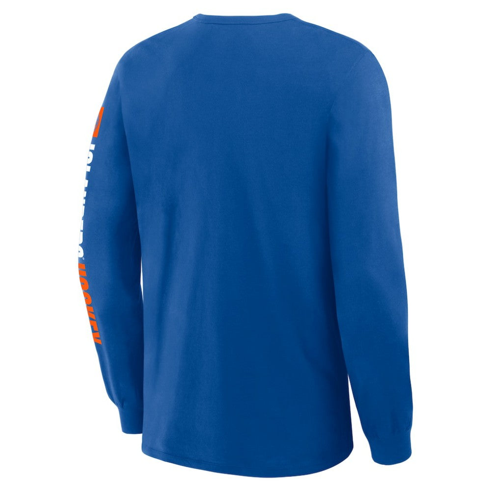 New York Islanders Fanatics Goal Crease Legacy Long Sleeve T-Shirt - Royal - NHL 202782944