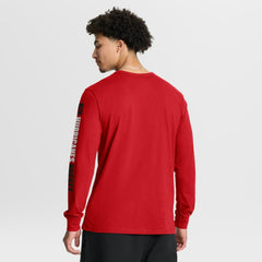 Carolina Hurricanes Fanatics Goal Crease Legacy Long Sleeve T-Shirt - Red - NHL 202782947
