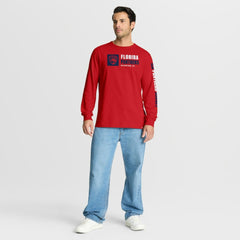 Florida Panthers Fanatics Goal Crease Legacy Long Sleeve T-Shirt - Red - NHL 202782949
