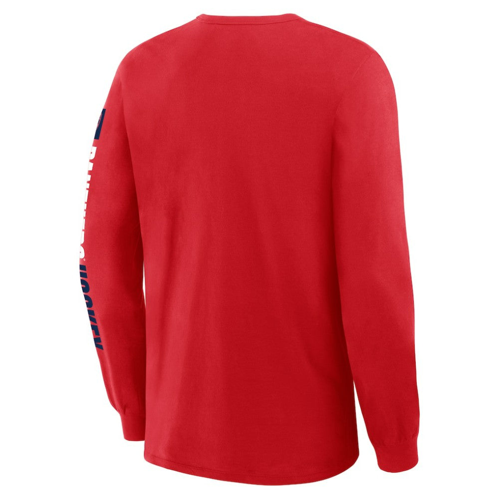 Florida Panthers Fanatics Goal Crease Legacy Long Sleeve T-Shirt - Red - NHL 202782949