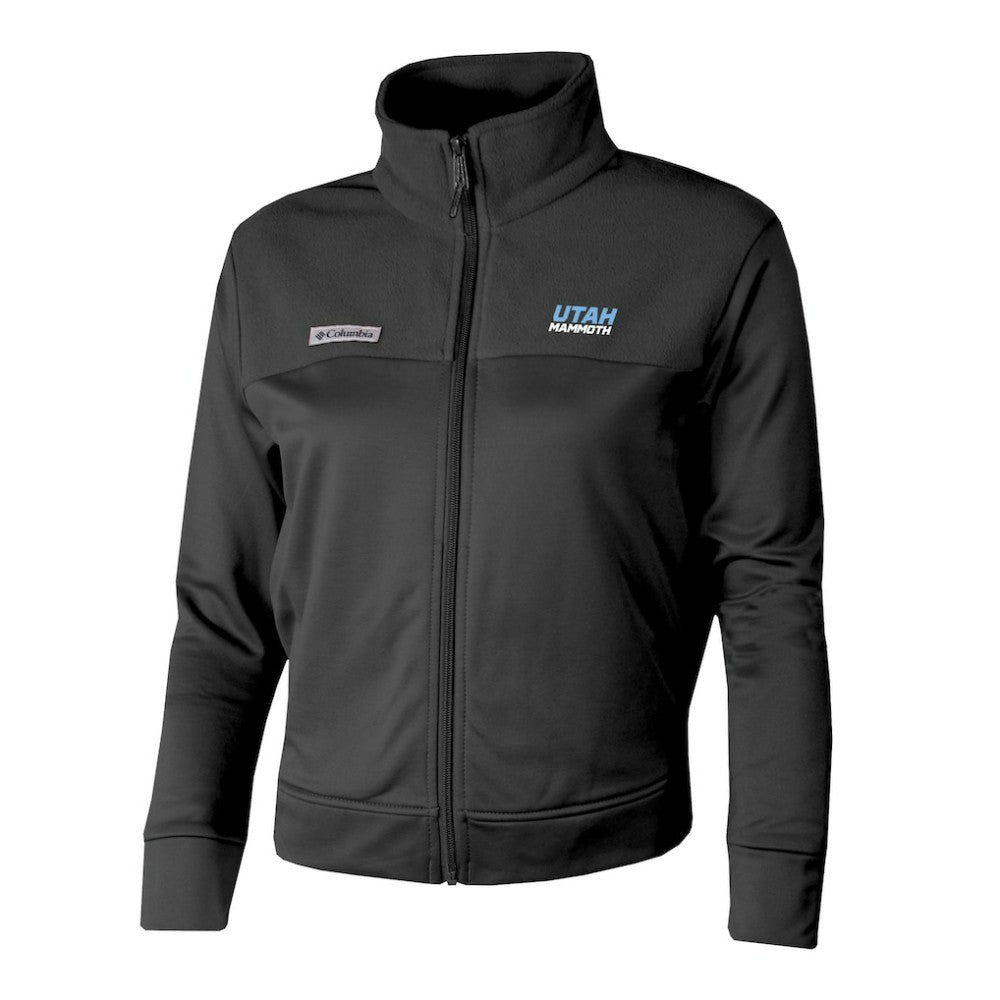 Utah Mammoth Columbia Women's River Fleece Full-Zip Jacket - Black - NHL 202783452