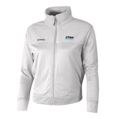 Utah Mammoth Columbia Women's River Fleece Full-Zip Jacket - White - NHL 202783453