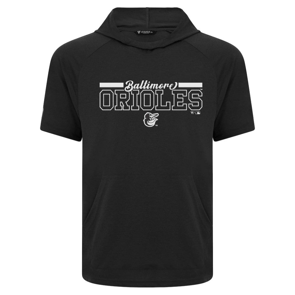 Baltimore Orioles Levelwear Phase Vanguard Hoodie T-Shirt - Black - MLB on Sale