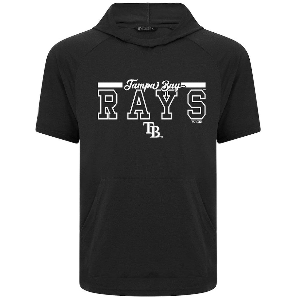 Tampa Bay Rays Levelwear Phase Vanguard Hoodie T-Shirt - Black - MLB Online