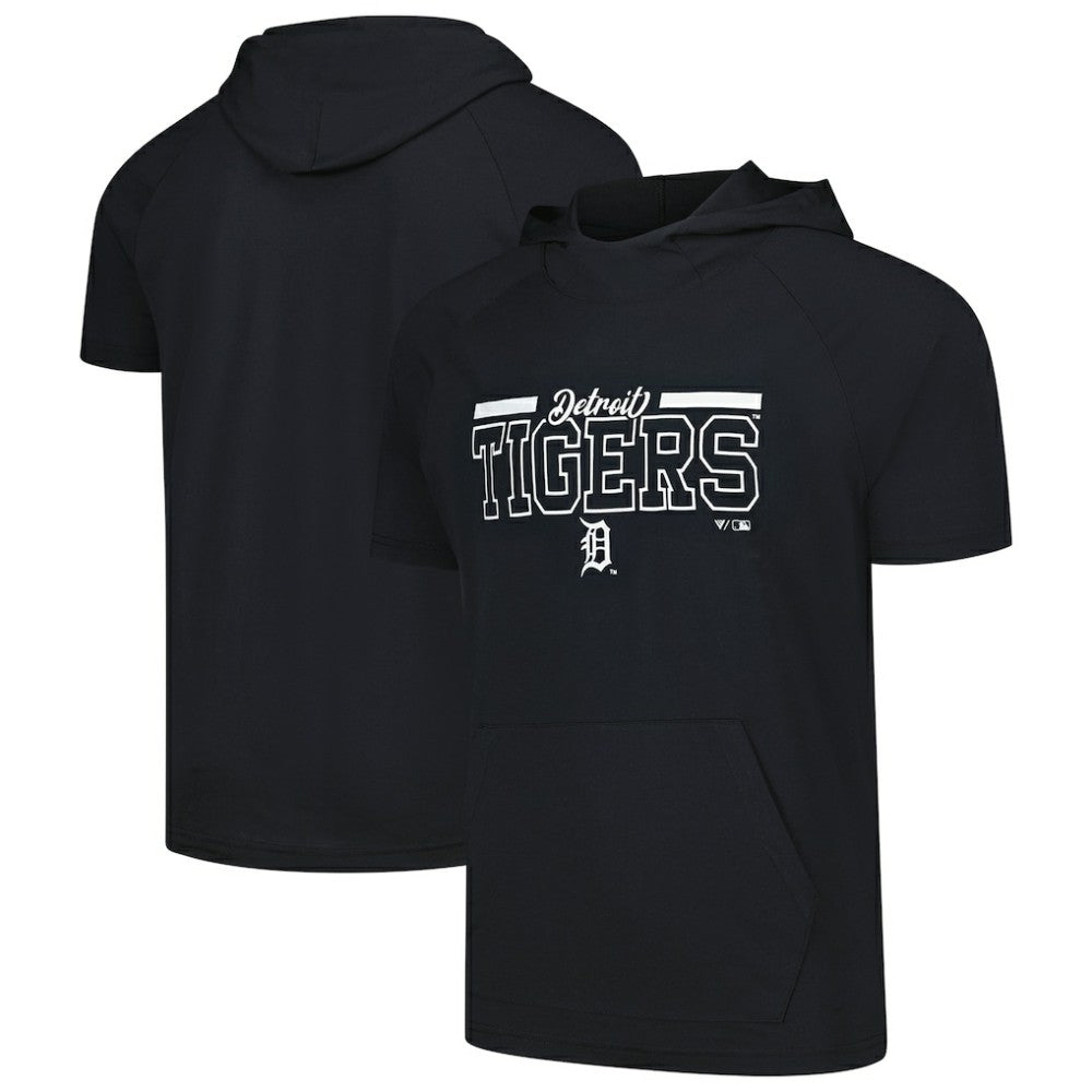 Detroit Tigers Levelwear Phase Vanguard Hoodie T-Shirt - Black - MLB on Sale