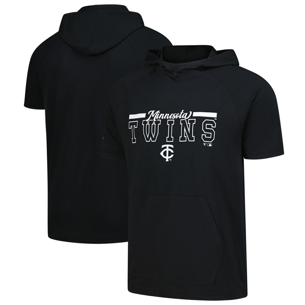 Minnesota Twins Levelwear Phase Vanguard Hoodie T-Shirt - Black - MLB Online