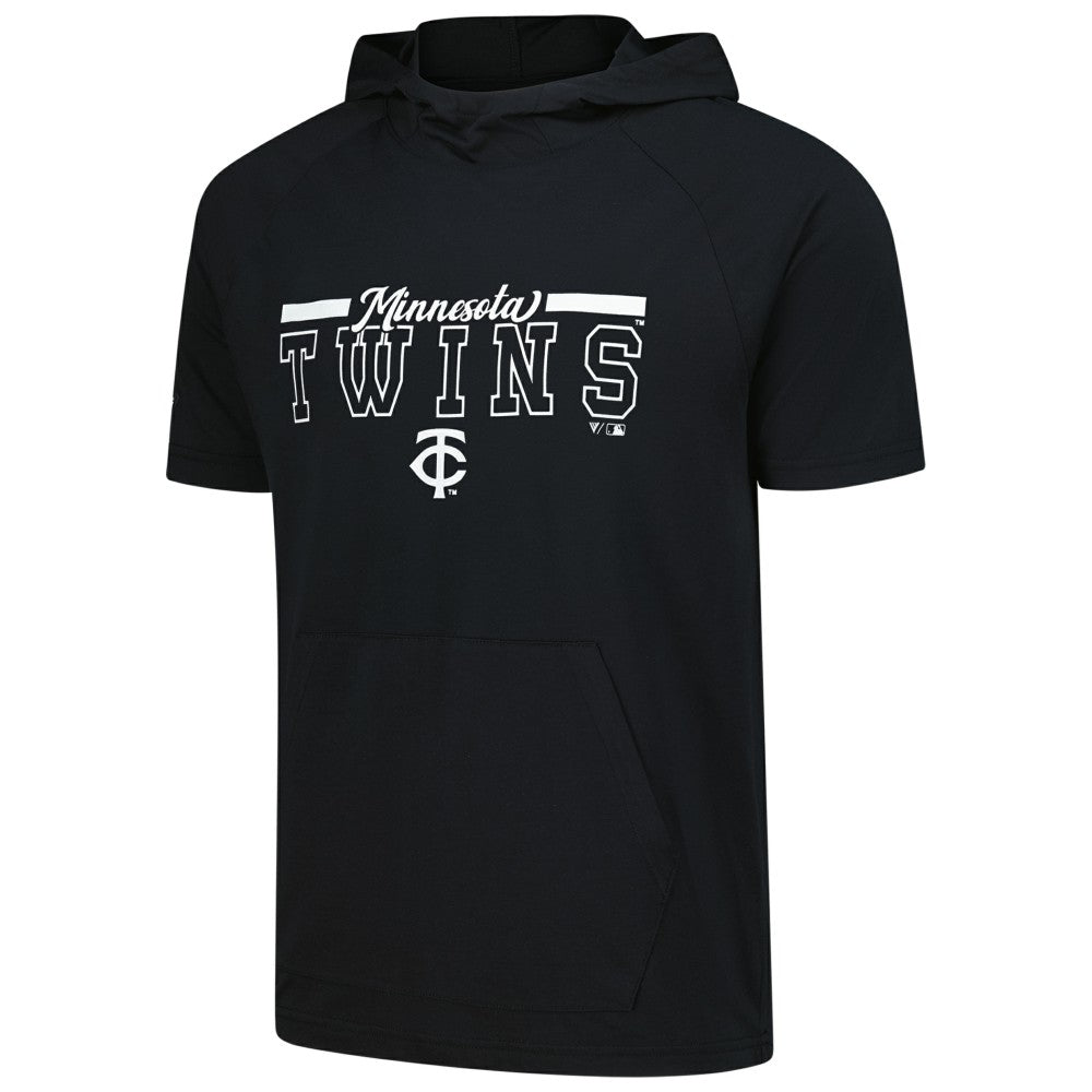 Minnesota Twins Levelwear Phase Vanguard Hoodie T-Shirt - Black - MLB Online