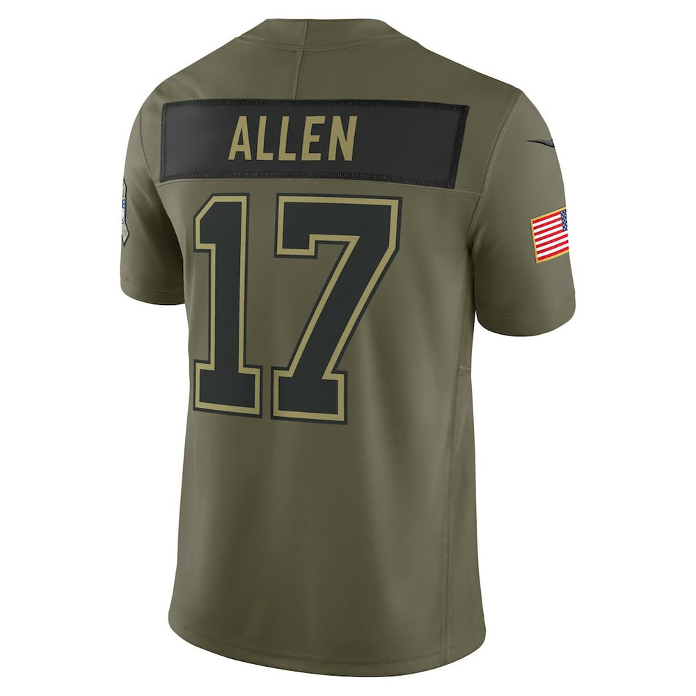 Nike Josh Allen Buffalo Bills 2025 Salute to Service Limited Jersey Olive
