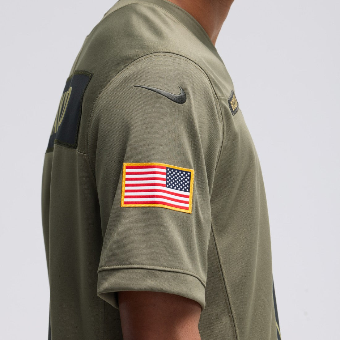 Nike Baker Mayfield Tampa Bay Buccaneers 2025 Salute to Service Limited Jersey Olive