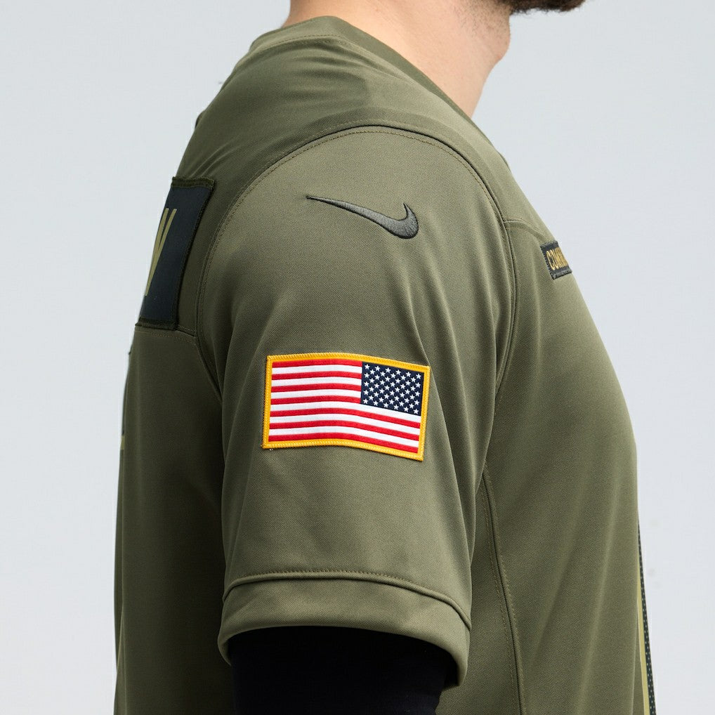 Nike Terry McLaurin Washington Commanders 2025 Salute to Service Limited Jersey Olive