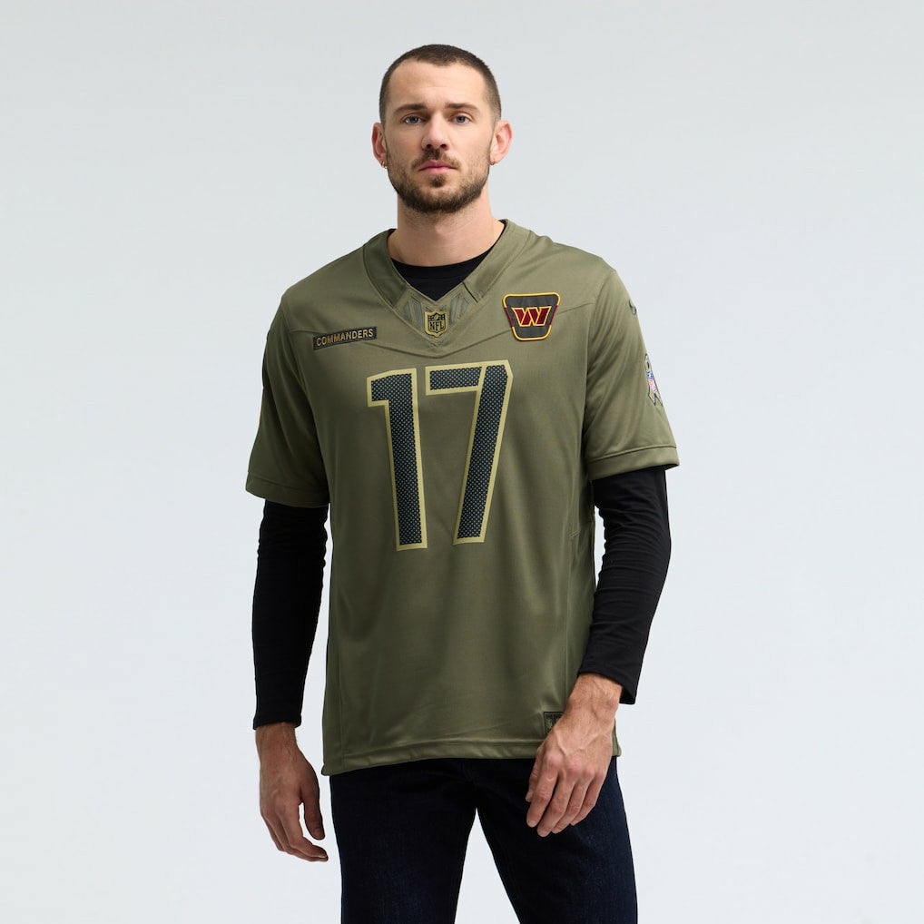 Nike Terry McLaurin Washington Commanders 2025 Salute to Service Limited Jersey Olive