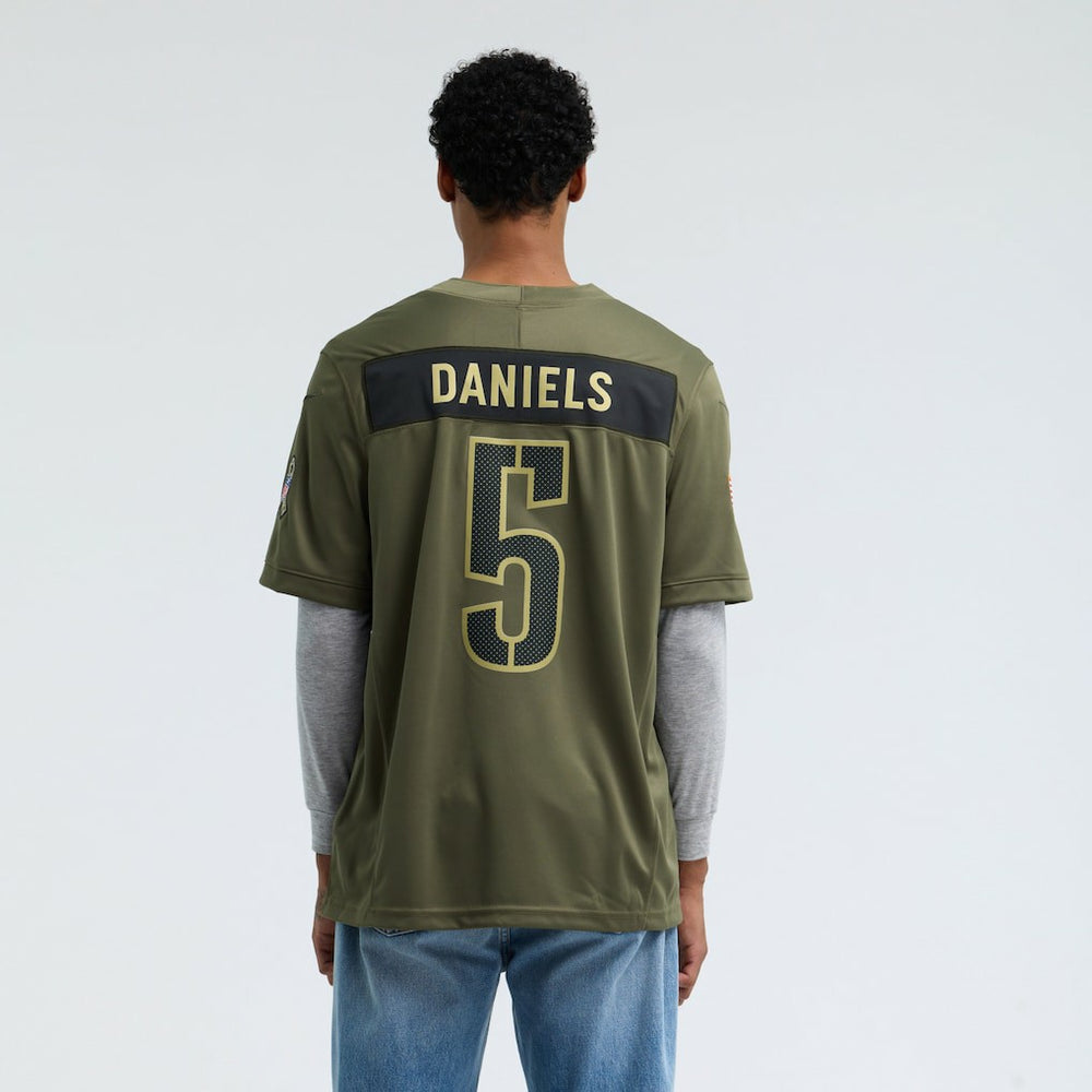 Nike Jayden Daniels Washington Commanders 2025 Salute to Service Limited Jersey Olive