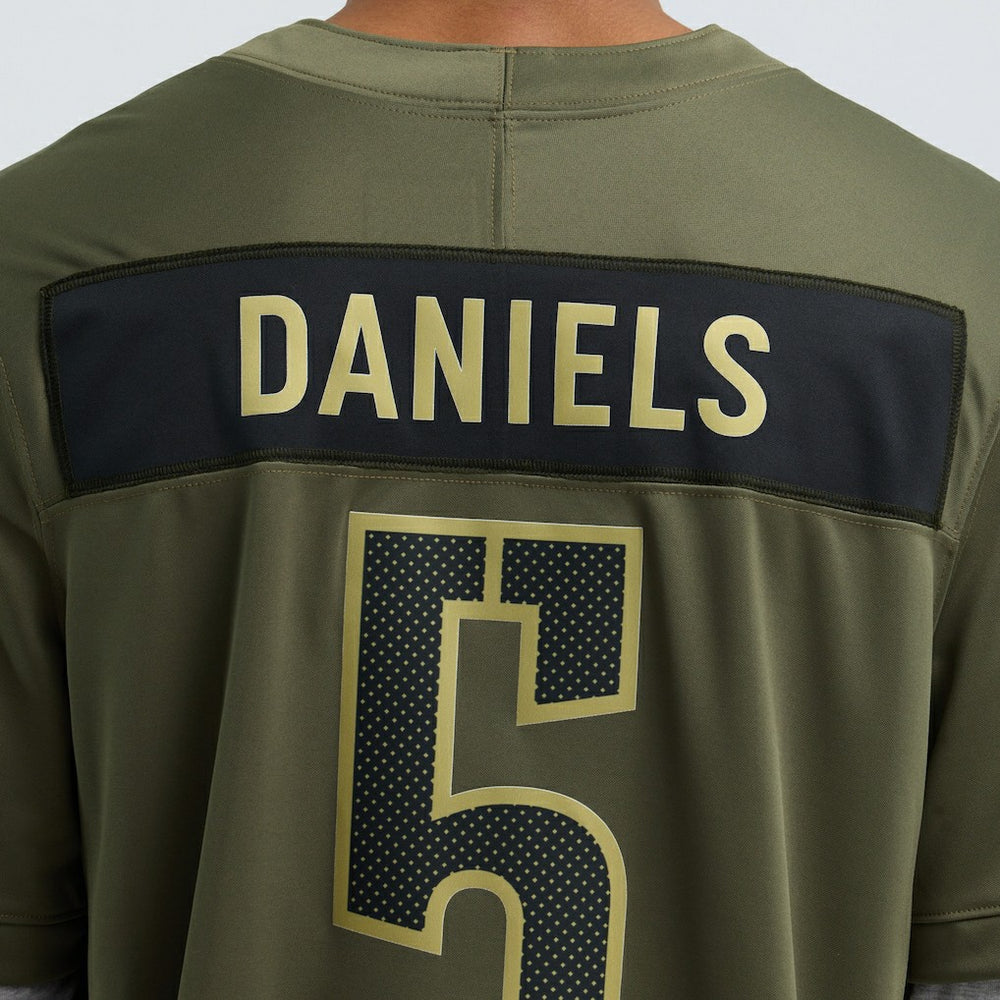 Nike Jayden Daniels Washington Commanders 2025 Salute to Service Limited Jersey Olive