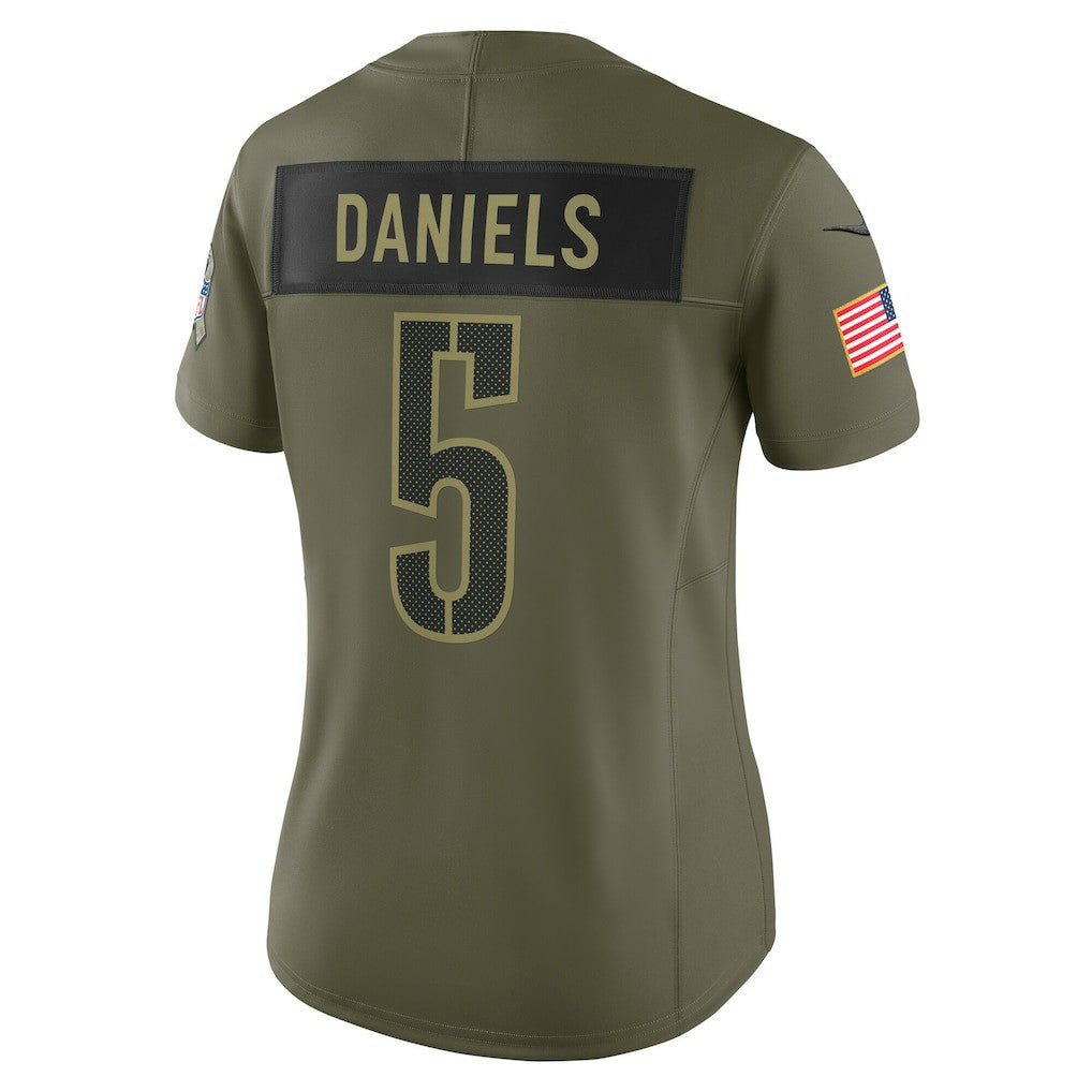 Nike Jayden Daniels Washington Commanders Women's 2025 Salute to Service Limited Jersey Olive