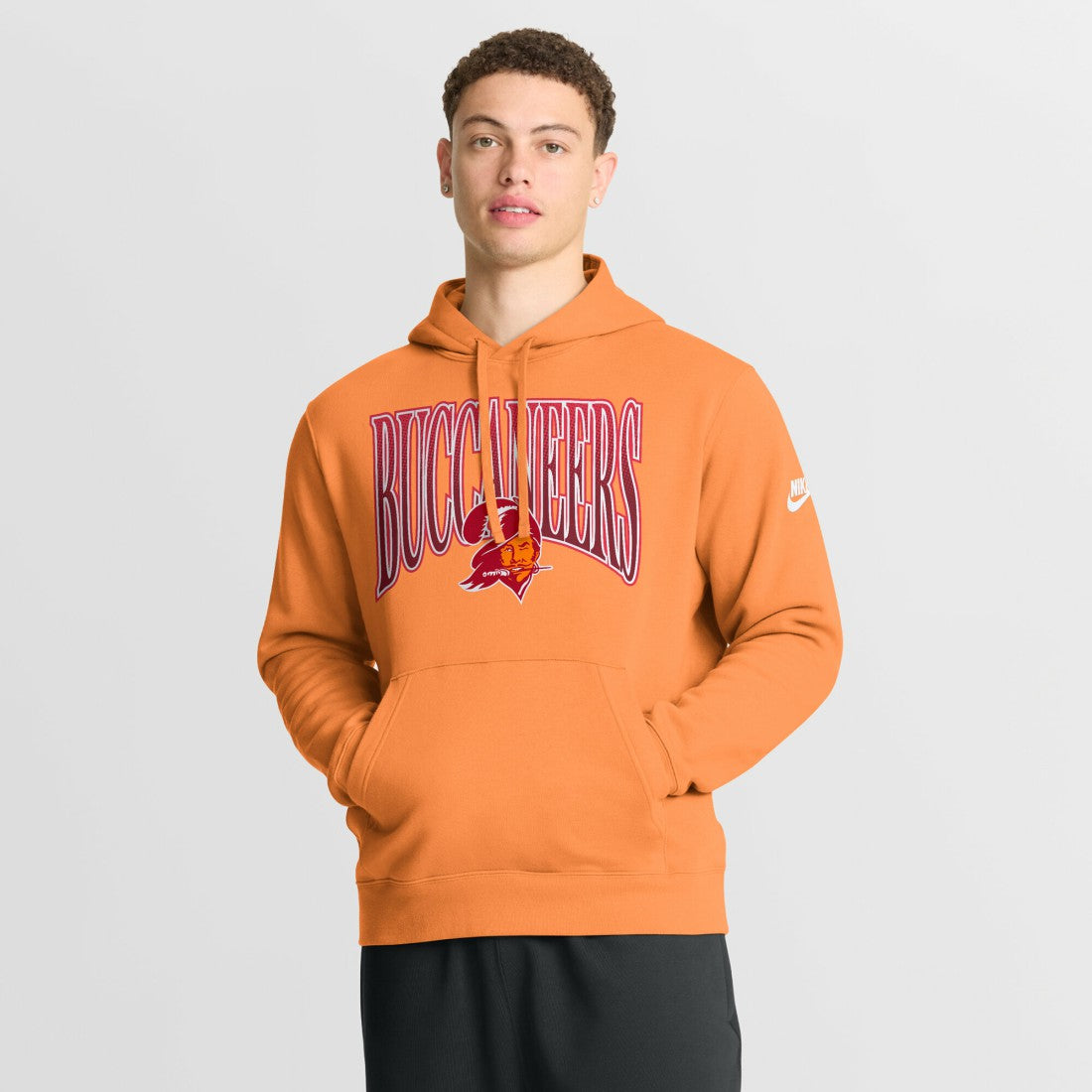 Nike Tampa Bay Buccaneers Full Blitz Club Fleece Pullover Hoodie Orange