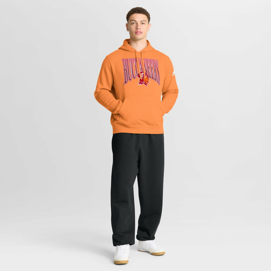 Nike Tampa Bay Buccaneers Full Blitz Club Fleece Pullover Hoodie Orange