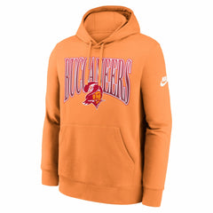 Nike Tampa Bay Buccaneers Full Blitz Club Fleece Pullover Hoodie Orange