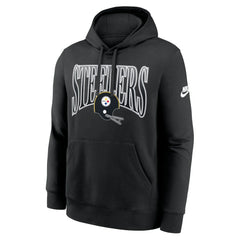 Nike Pittsburgh Steelers Full Blitz Club Fleece Pullover Hoodie Black