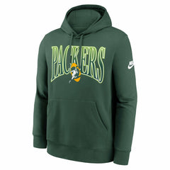 Nike Green Bay Packers Full Blitz Club Fleece Pullover Hoodie Green