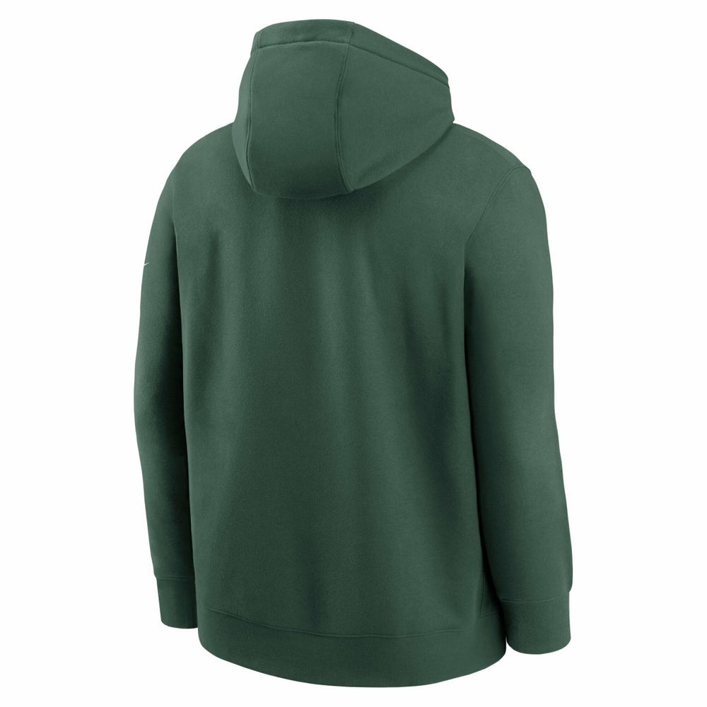 Nike Green Bay Packers Full Blitz Club Fleece Pullover Hoodie Green