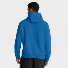 Nike Detroit Lions Full Blitz Club Fleece Pullover Hoodie Blue