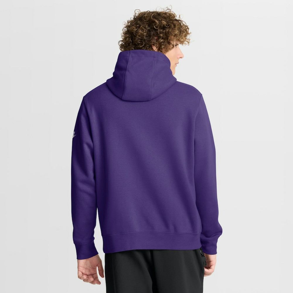 Nike Minnesota Vikings Full Blitz Club Fleece Pullover Hoodie Purple