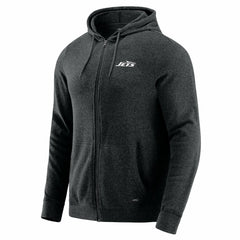 New York Jets J. Palmer Players Lounge Tri-Blend Full-Zip Hoodie Dark Heather Gray