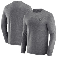 Washington Commanders J. Palmer Four Down Long Sleeve T-Shirt Heather Black