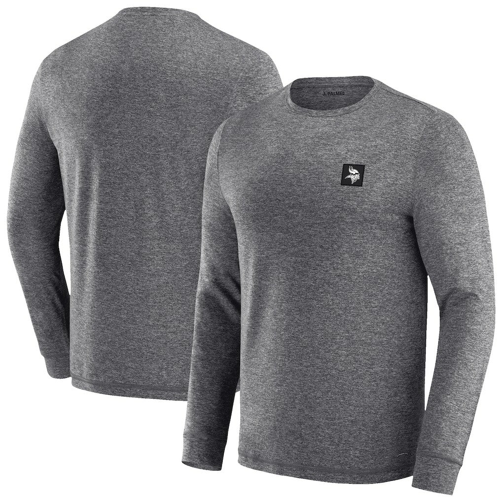 Minnesota Vikings J. Palmer Four Down Long Sleeve T-Shirt Heather Black
