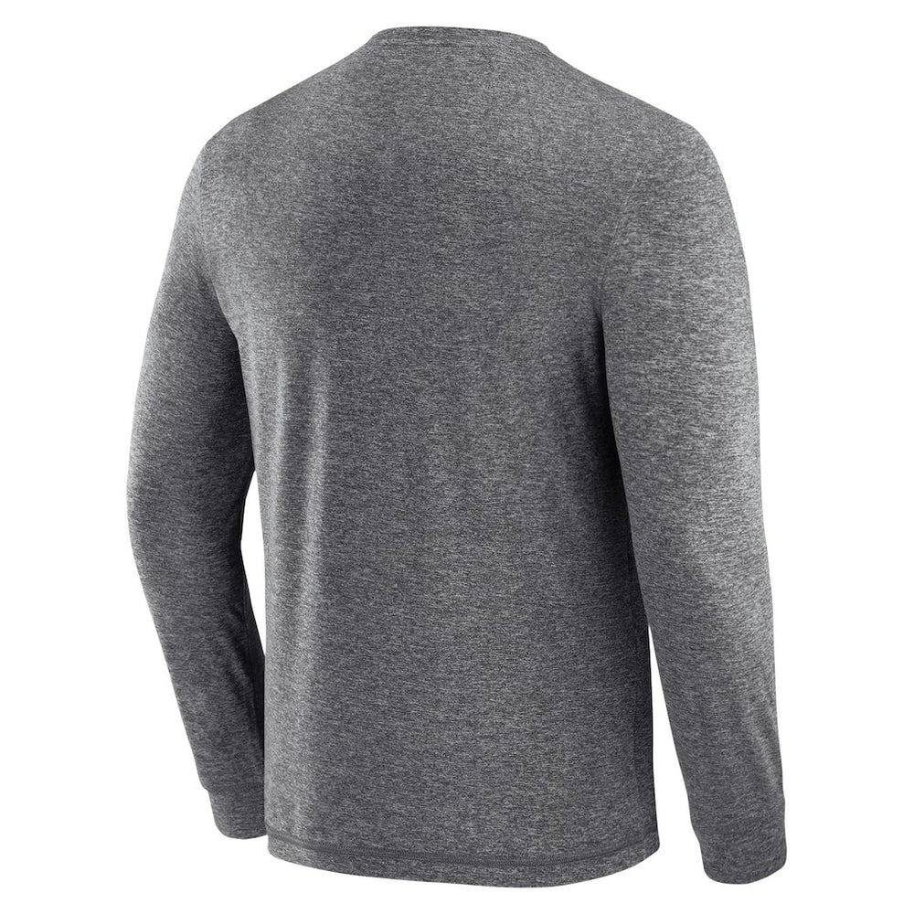 Minnesota Vikings J. Palmer Four Down Long Sleeve T-Shirt Heather Black